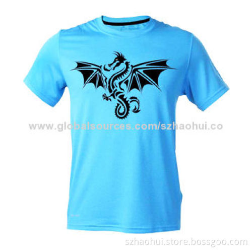 Men's 100% cotton cheap promotional t-shirt, various colors available, OEM custom order is welcome
